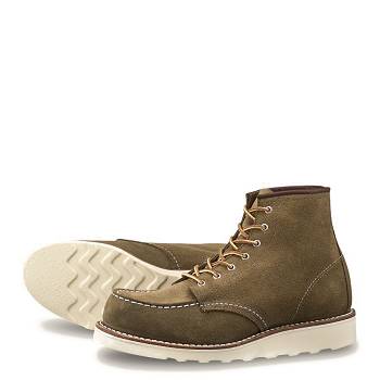 Red Wing Női Heritage Classic Moc 6 Inch Bakancs Olivazöld